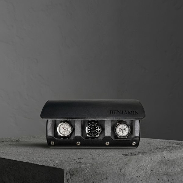 Auraver Leather Watch Roll Case™