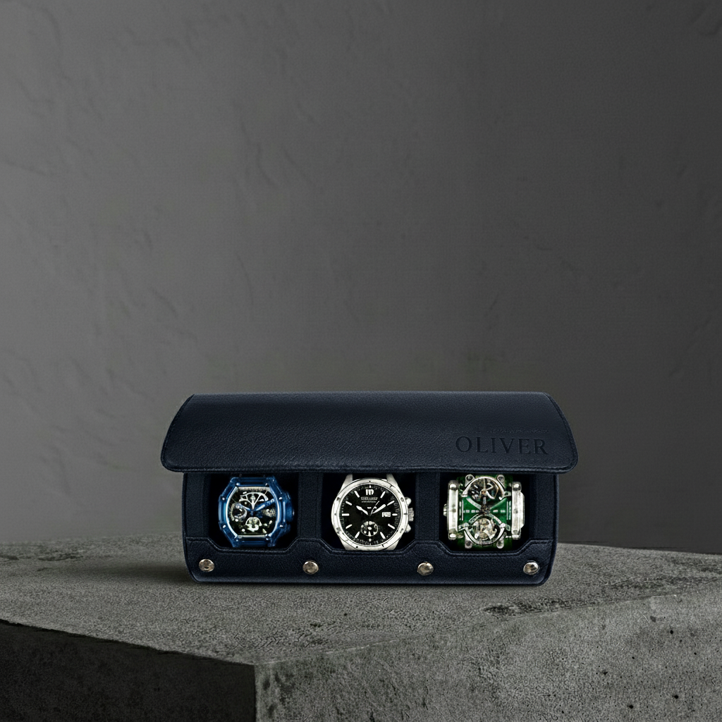 Auraver Leather Watch Roll Case™