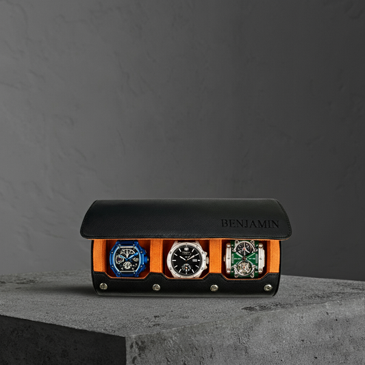 Auraver Leather Watch Roll Case™