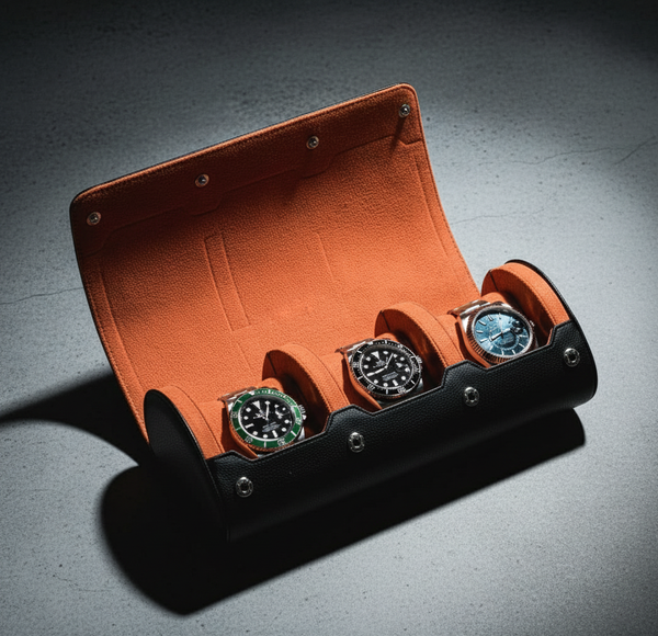 Auraver Leather Watch Roll Case™